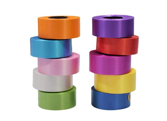 Curling Plastic Ribbon  Multi Colors, 4cm For Crafts